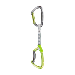 Оттяжка с карабинами Climbing Technology Lime Set DY 12 cm grey/green