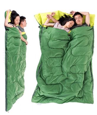 Спальний мішок Naturehike Double Sleeping Bag with Pillow SD15M030-J apricot grey