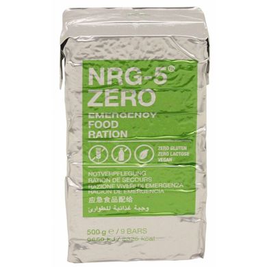 Аварійне харчування Emergency Food Злакові брикети без глютену NRG-5® ZERO 500 г