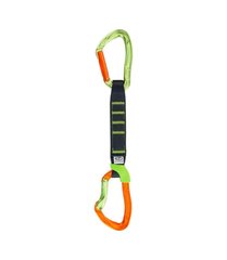Відтяжка з карабінами Climbing Technology Nimble Pro Set NY 17 cm orange/green