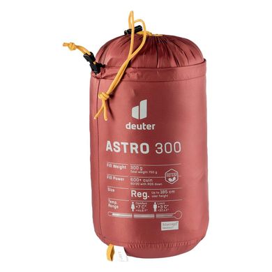 Спальний мешок Deuter Astro 300 Long redwood-curry
