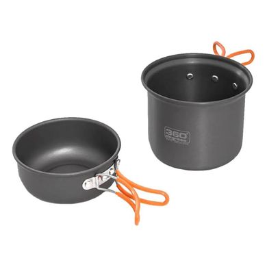 Набір посуду з газовим пальником 360° degrees Furno Stove & Pot Set gray