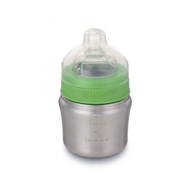 Пляшечка для годування Kid Kanteen Baby Bottle Brushed Stainless 148 мл (0-6 місяців)