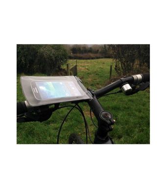 Водонепроникний чохол з кріпленням на велоруль Aquapac Small Bike Mounted Phone Case grey/black