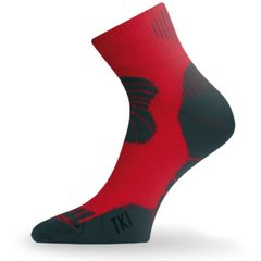 Шкарпетки Lasting TKI S червоні/чорні