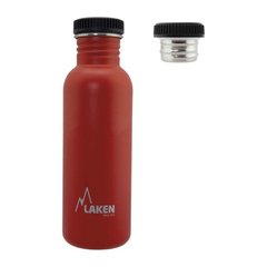 Фляга Laken Basic Steel Bottle 0.75LP/S Cap Red