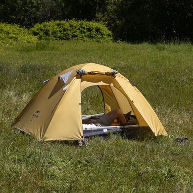 Палатка Naturehike P-Series III (3-х местная) 210T 65D polyester Graphic NH18Z033-P желтый