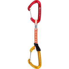 Відтяжка з карабінами Climbing Technology Fly-Weight Evo Set DY 17 cm red/gold