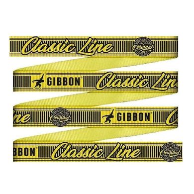 Слэклайн Gibbon Slacklines Classic Line XL 2021 no Treewear Set yellow