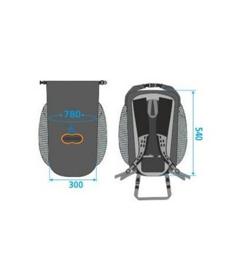 Водонепроникний Рюкзак Aquapac Wet& Dry ™Backpack 25 black/grey
