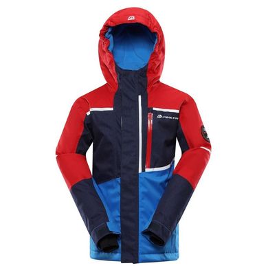 Куртка Alpine Pro Melefo 116-122 дитяча червона/синя