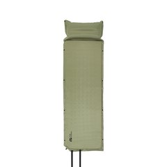 Килимок самонадувний з подушкою Mobi Garden Dot single air 30 мм NX22663003 green