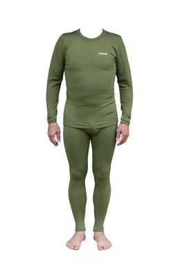 Термобілизна чоловіча Tramp Warm Soft комплект (футболка+штани) олива UTRUM-019-olive, UTRUM-019-olive-S/M