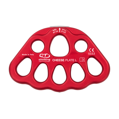 Такелажна пластина Climbing Technology Cheese Plate Large 45kN red