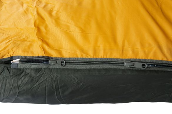 Спальний мішок Tramp Windy Light кокон правий yellow/grey 220/80-55 UTRS-055R