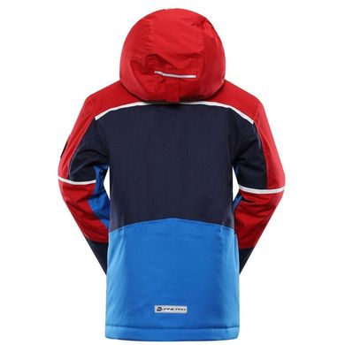 Куртка Alpine Pro Melefo 152-158 детская красная/синяя