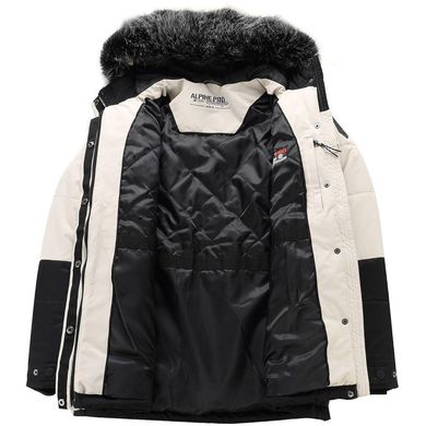 Куртка Alpine Pro Egypa M жіноча бежева/чорна