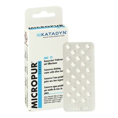 Таблетки для дезінфекції води Micropur Classic MC 1T/100 (4x25 таблеток), Blue