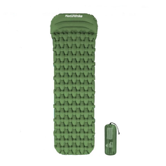 Коврик надувной с подушкой Naturehike FC-12 NH19Z003-P army green