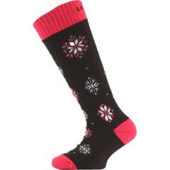 Шкарпетки Lasting SJA S дитячі чорні/червоні