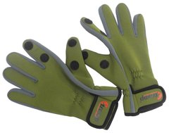 Перчатки TRAMP Effort неопреновые 1,5мм зеленые/серые UTRGB-002 M