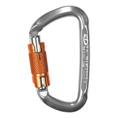 Карабин Climbing Technology D-Shape WG grey/silver/orange