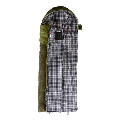 Спальный мешок Tramp Kingwood Long одеяло левый dark-olive/grey 230/100 UTRS-053L-L
