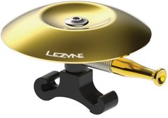 Велозвонок Lezyne Classic Shallow Brass Bell Y13 золотистый/черный