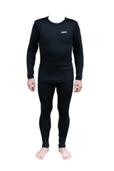 Термобілизна чоловіча Tramp Warm Soft комплект (футболка+штани) чорний UTRUM-019-black, UTRUM-019-black-S/M