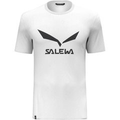 Футболка Salewa Solidlogo Dri-Release 48/M чоловіча біла