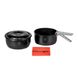 Набір посуду Trangia Tundra II 1.75 / 1.5 л (два казанки, кришка, ручка, чохол)