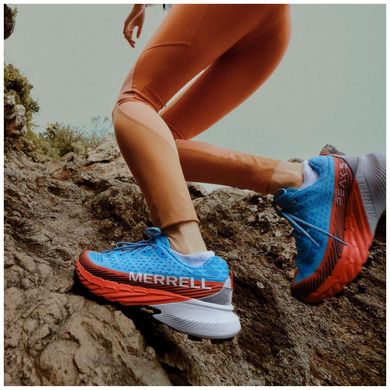 Кросівки Merrell Agility Peak 5 GTX Wmn 38 жіночі блакитні/оранжеві