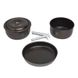 Набір посуду Trangia Tundra III 1.75 / 1.5 л (два казанки, сковорідка, кришка, ручка, чохол)