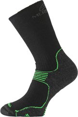 Шкарпетки Lasting WSB S чорні/зелені