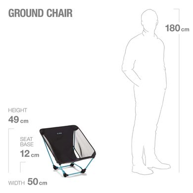 Стілець Helinox Ground Chair black