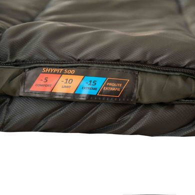 Спальный мешок Tramp Shypit 500 одеяло с капюшоном левый olive 220/80 UTRS-062R-L