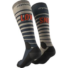 Шкарпетки Dynafit FT Graphic Socks 39-42 бежеві/чорні