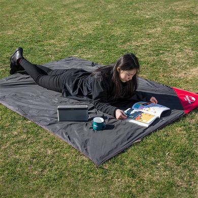 Килимок для пікніку Naturehike Moisture proof camping picnic mat L 1450х2000 мм NH17D050-B black