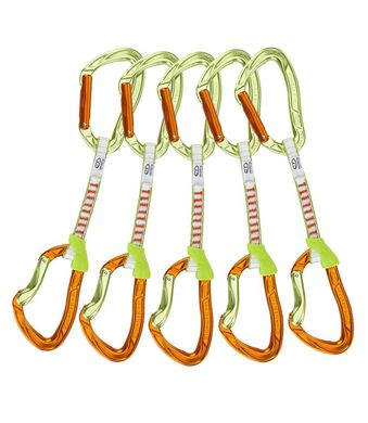Відтяжка з карабінами Climbing Technology Nimble Evo Set DY 17 cm orange/green