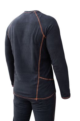 Термобелье мужское Tramp Microfleece комплект (футболка+штаны) black UTRUM-020, UTRUM-020-black-S