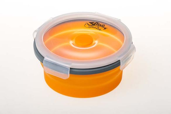Контейнер складаний з кришкою-защіпкою Tramp (800ml) orange