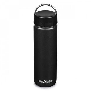 Бутылка для воды Klean Kanteen Wide Loop Cap 800 мл Black