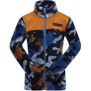 Флісова кофта Alpine Pro Eflino 152-158 дитяча синя/оранжева