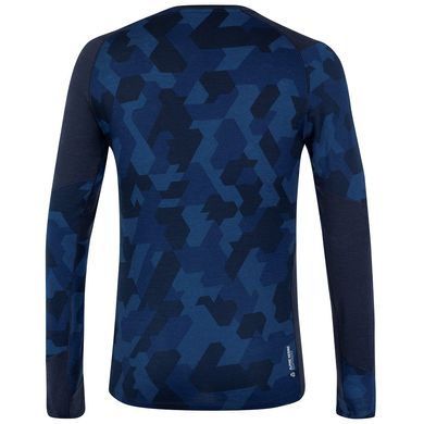 Термофутболка Salewa Cristallo L/S Mns 50/L мужская синяя