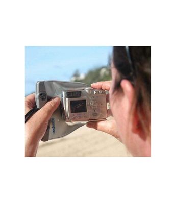 Водонепроникний чохол з жорстким портом для фотокамер Aquapac Mini Camera Case with Hard Lens grey