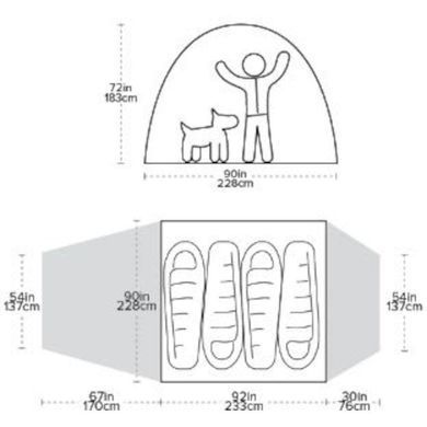 Намет Big Agnes Bunk House 4 (2022)