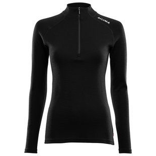 Термокофта жен. Aclima WarmWool 200 Mock Neck Women Jet Black M