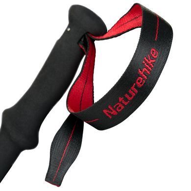 Трекінгові палиці Naturehike Carbon Aluminum 3-сек. NH17D006-D black
