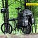 Велобаул Rhinowalk Transformer 3в1 65л RK19665 black/green