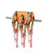 Ролик Petzl Trac Plus orange/gray